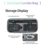 For DJI Osmo 360 Sunnylife Standard Travel Hard Storage Box Expansion Handbag - Image 4