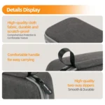 For DJI Osmo 360 Sunnylife Standard Travel Hard Storage Box Expansion Handbag - Image 8