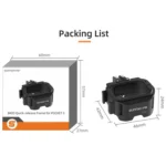 For DJI OSMO Pocket 3 Sunnylife Quick Release Adapter Mount Frame Two-Way Adapter Expansion Selfie Stick Tripod Adapter - Image 6