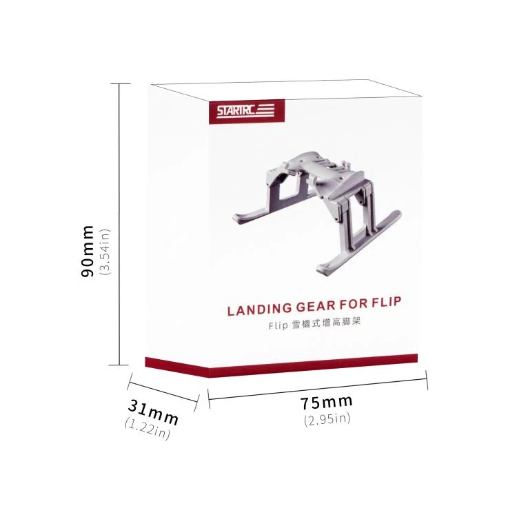 DOP4522H_3.webp For DJI Flip STARTRC Folding Anti-fall Anti-dirt Heightened Landing Gear Training Rack - Image 4