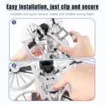 For DJI Flip STARTRC Folding Anti-fall Anti-dirt Heightened Landing Gear Training Rack - Image 9