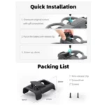 For DJI Avata 2 Sunnylife Battery Anti-release Buckle Clip Lock-up Anti-falling Battery Safety Lock Buckle Guard - Image 8