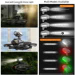 For DJI Avata 2 Sunnylife Action Camera Holder Mount Drone Light Bracket Lamp - Image 4