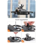 For DJI Avata 2 Sunnylife Action Camera Holder Mount Drone Light Bracket Lamp - Image 8
