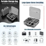 For DJI Mavic 4 Pro / RC Pro 2 STARTRC Shoulder PU Storage Bag Handbag - Image 5