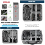 For DJI Mavic 4 Pro / RC Pro 2 STARTRC Shoulder PU Storage Bag Handbag - Image 6