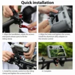 For DJI RC2 Sunnylife Remote Control Shooting Camera Bicycle Clip Mount - Image 7