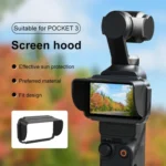 For DJI Osmo Pocket 3 BRDRC Sunshade Hood Screen Shade - Image 3