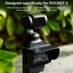 For DJI Osmo Pocket 3 BRDRC Sunshade Hood Screen Shade - Image 4