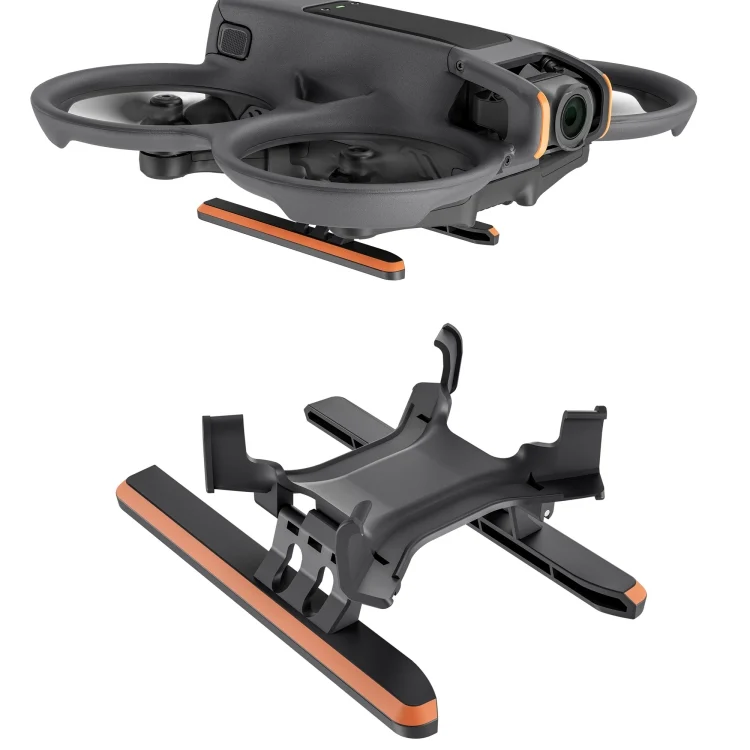 DOP5472.webp For DJI Avata 2 STARTRC Quick Release Folding Landing Gear Training Rack (Orange) - Image 1