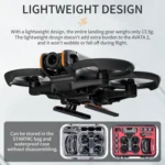 For DJI Avata 2 STARTRC Quick Release Folding Landing Gear Training Rack (Orange) - Image 5