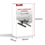 For DJI Avata 2 STARTRC Quick Release Folding Landing Gear Training Rack (Orange) - Image 8