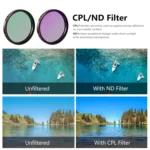 For DJI Osmo Action 5 Pro STARTRC 4 in 1 CPL ND8 ND16 ND32 Camera Lens Filter - Image 5