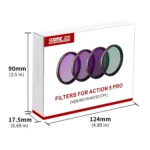 For DJI Osmo Action 5 Pro STARTRC 4 in 1 CPL ND8 ND16 ND32 Camera Lens Filter - Image 9