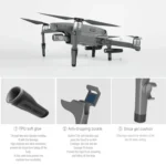 PGYTECH P-HA-030 LED Night Flight Light Shock Absorption Landing High Stand for DJI Mavic 2 - Image 5