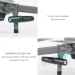 PGYTECH P-HA-030 LED Night Flight Light Shock Absorption Landing High Stand for DJI Mavic 2 - Image 6