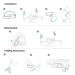 PGYTECH P-12A-012 Portable Heightened Landing Gear Extensions Rack for DJI Mavic Mini - Image 9