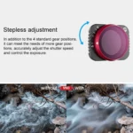 PGYTECH P-16A-041 VND-6-9 Gears Lens Filter for DJI Mavic Air 2 Drone Accessories - Image 4