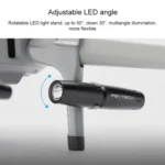 PGYTECH P-16A-038 Portable Heightened Landing Gear Extensions Rack LED Headlamp Set for DJI Mavic Air 2 - Image 3