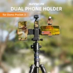 For DJI OSMO Pocket 3 Sunnylife ZJ756 Expanded Dual Phone Clamp Holder - Image 2