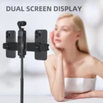 For DJI OSMO Pocket 3 Sunnylife ZJ756 Expanded Dual Phone Clamp Holder - Image 4