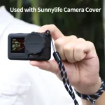 For DJI Osmo Action 3 / 4 Sunnylife 2pcs Scratch-resistant Camera Lens Cap Cover - Image 4