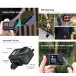 For DJI Osmo Action 3 / 4 Sunnylife 2pcs Scratch-resistant Camera Lens Cap Cover - Image 5