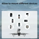 For DJI Air 3 STARTRC Night Navigation Light Speaker Expansion Mount - Image 6