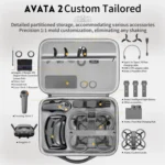 For DJI Avata 2 STARTRC WP2 Drone Handbag Messenger Storage Bag - Image 3