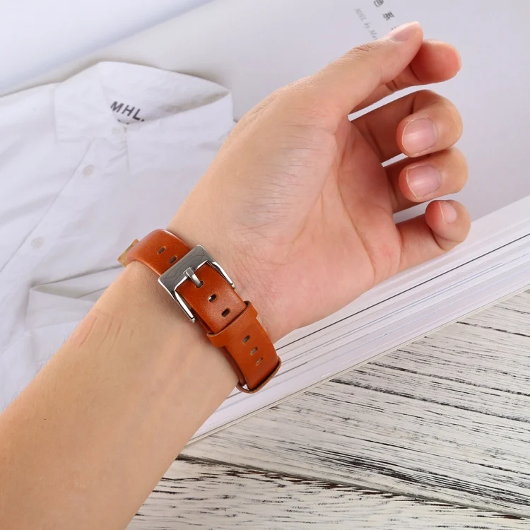 EDA00088501G_5.webp Smart Watch Shiny Leather Watchband for Fitbit Alta - Image 6