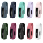 For Fitbit Inspire 2 Steel Sheet Silicone Protective Clip Case Cover - Image 3