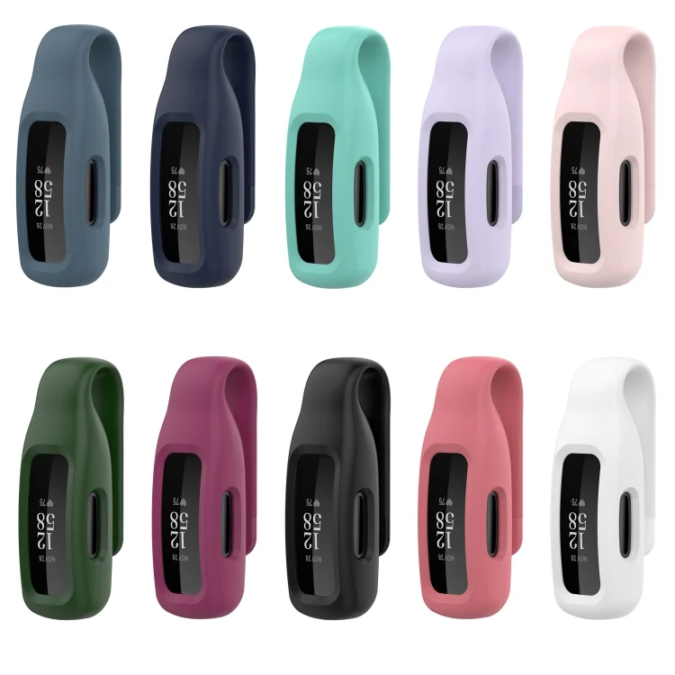 EDA001020601_B2.webp For Fitbit Inspire 2 Steel Sheet Silicone Protective Clip Case Cover - Image 3