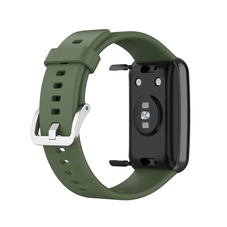 EDA001023101A_5.webp For Huawei Watch Fit Silicone Replacement Wrist Strap Watchband with Stainless Steel Buckle - Image 12