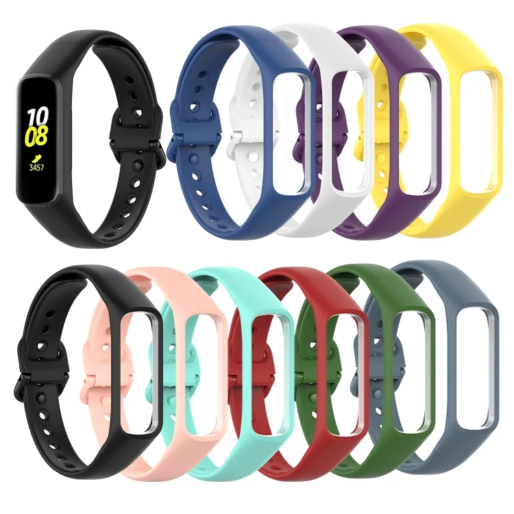 EDA001026101_B2.webp For Samsung Galaxy Fit 2 Silicone Replacement Wrist Strap Watchband - Image 3