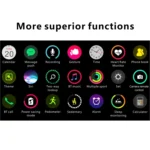 H55Pro 1.4 inch TFT Screen Smart Bluetooth Watch, Support Sleep Monitor / Heart Rate Monitor / Blood Pressure Monitor, Style: Steel Strap - Image 11