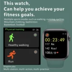 H55Pro 1.4 inch TFT Screen Smart Bluetooth Watch, Support Sleep Monitor / Heart Rate Monitor / Blood Pressure Monitor, Style: Steel Strap - Image 8