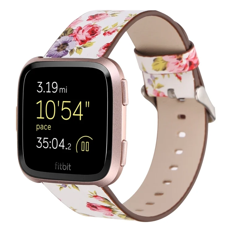 EDA001049101A_2.webp For Fitbit Versa 1 / 2 Flower Pattern Replacement Wrist Strap Watchband - Image 4