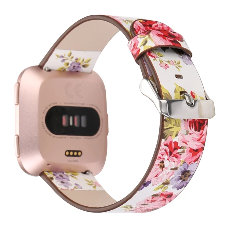 EDA001049101A_3.webp For Fitbit Versa 1 / 2 Flower Pattern Replacement Wrist Strap Watchband - Image 5