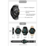 GT3 1.3 inch Full-fit Round Screen Smart Watch, Support Sleep Monitor / Heart Rate Monitor / Temperature Monitoring - Image 11