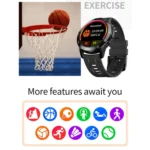 GT3 1.3 inch Full-fit Round Screen Smart Watch, Support Sleep Monitor / Heart Rate Monitor / Temperature Monitoring - Image 8