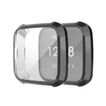 For Fitbit Versa Lite Smart Watch Full Coverage Plating TPU Protective Case - Image 2