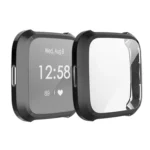 For Fitbit Versa Lite Smart Watch Full Coverage Plating TPU Protective Case - Image 3
