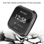 For Fitbit Versa Lite Smart Watch Full Coverage Plating TPU Protective Case - Image 5
