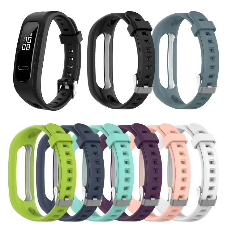 EDA001066601_B2.webp For Huawei Honor Band 4 Running Version / Band 3e Universal Silicone Replacement Wrist Strap Watchband - Image 3