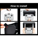 STARTRC 1108859 Dedicated Foldable Remote Control Magnetic Sunshade Anti-reflective Plate for DJI Mini 2 / Mavic Air 2 - Image 14
