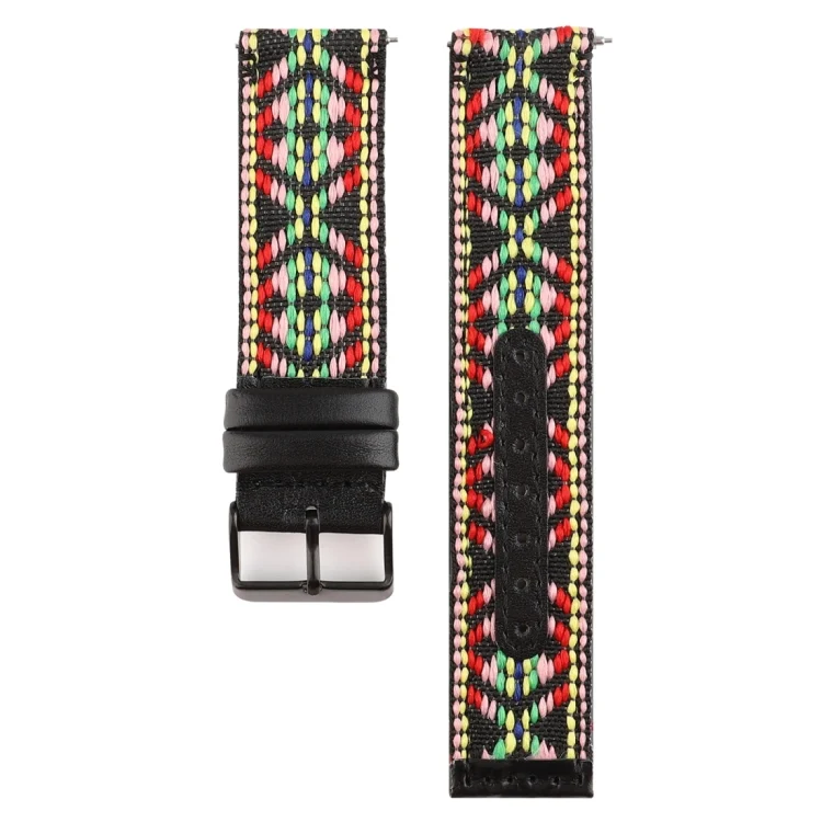 EDA00112301A_4.webp For Fitbit Versa Ethnic Style Genuine Leather Strap - Image 6