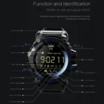 Lokmat MK16 LCD Screen 50m Waterproof Smart Watch, Support Information Reminder / Remote Camera / Walking Motion Monitor - Image 15