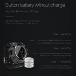 Lokmat MK16 LCD Screen 50m Waterproof Smart Watch, Support Information Reminder / Remote Camera / Walking Motion Monitor - Image 10