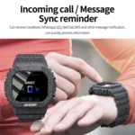 Lokmat OCEAN 1.14 inch TFT Touch Screen IP68 Waterproof Smart Watch, Support Information Reminder / Sleep Monitor / Sport Record - Image 8