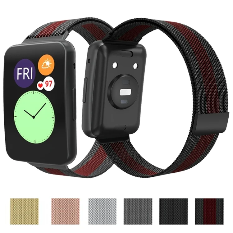 EDA001173701_B3.webp For Huawei Watch Fit Milanese Replacement Strap Watchband - Image 4